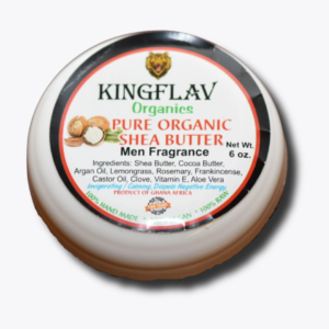 KingFlav Organics Pure Organic Shea Butter Men's Fragrance
