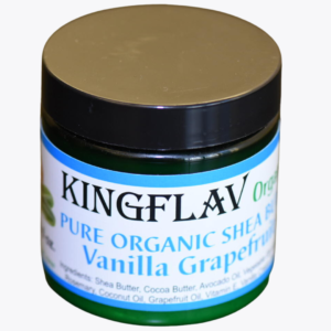 KingFlav Organics Pure Organic Shea Butter Vanilla Grapefruit