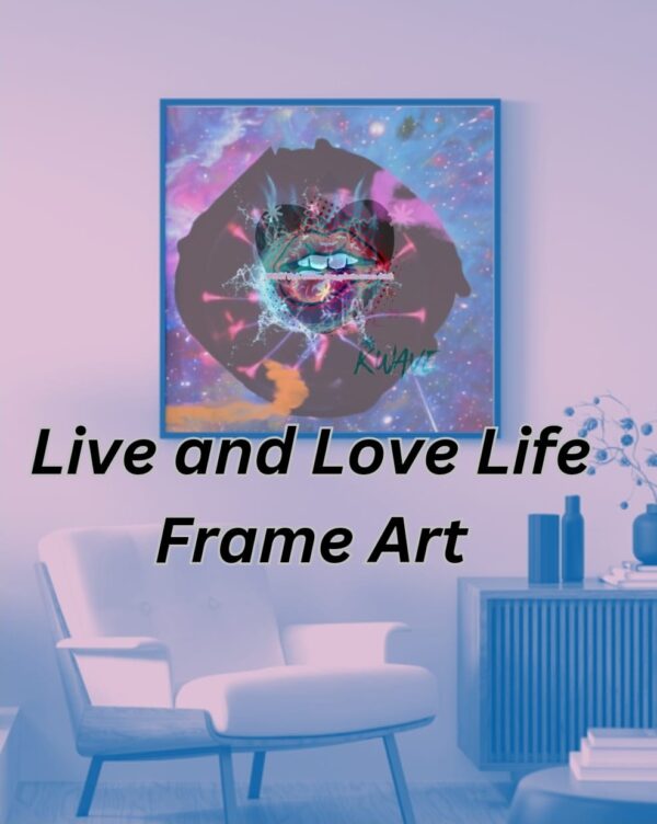 Kwave Live and Love Framed Wall Art